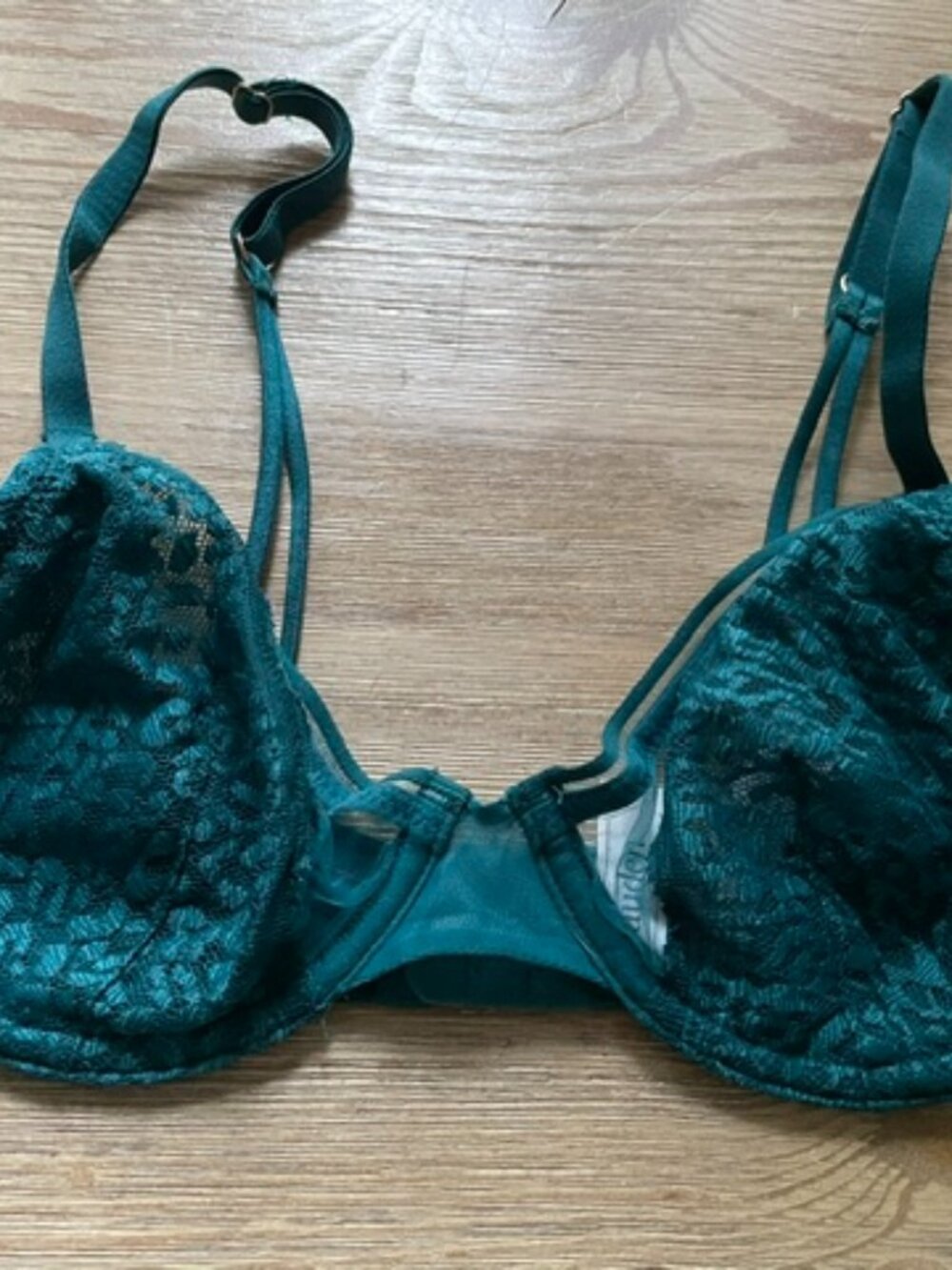 Auden Unlined Sheer Demi Bra